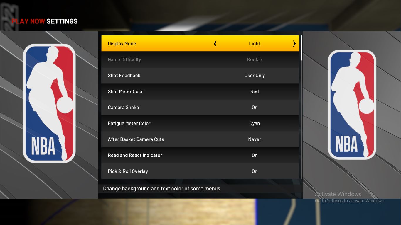 NBA 2k22 không đổi màu được shot meter