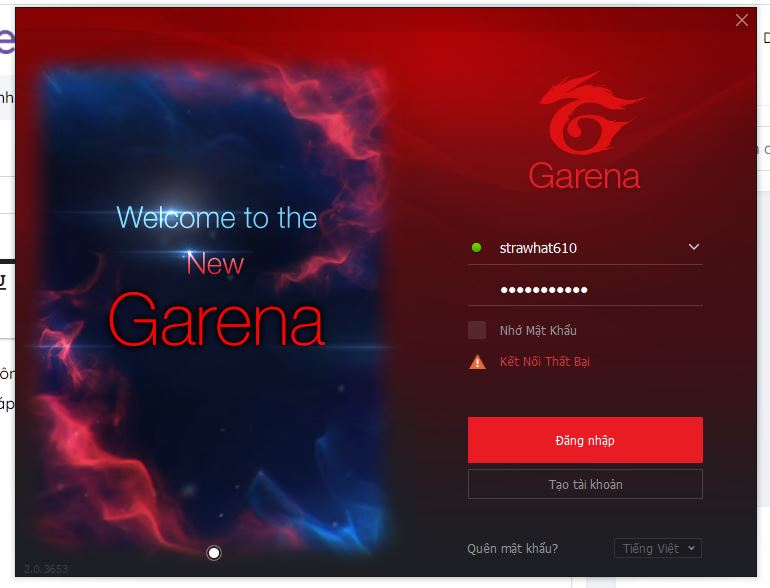 Xin cách đăng nhập vào garena tại công ty khi bị chặn kết nối??