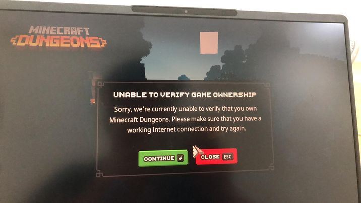 Lỗi Unable to verify game ownership 