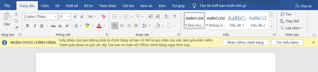 Phát hiện cr@ck office trên win 11