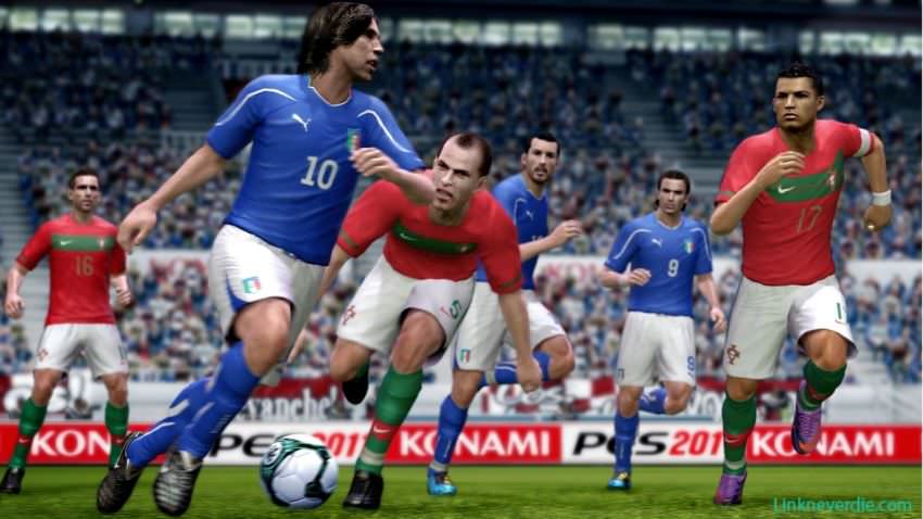 Hình ảnh trong game PES 2011 (screenshot)