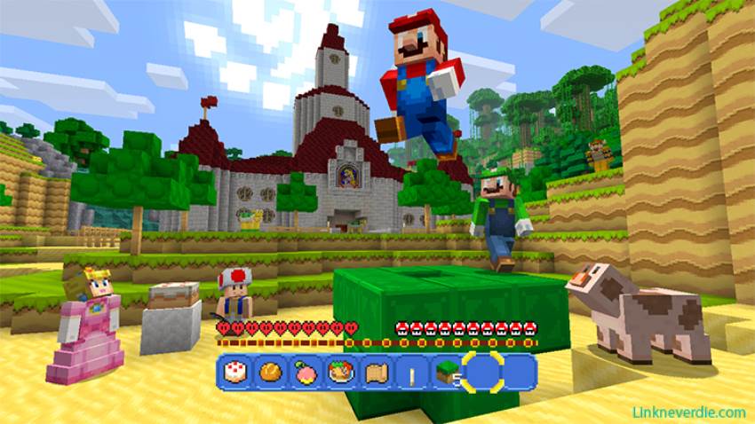 Hình ảnh trong game Minecraft: Super Mario Edition (screenshot)