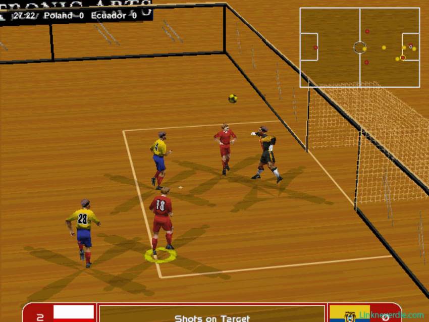 Hình ảnh trong game FIFA 97 (screenshot)