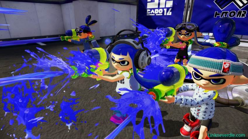 Hình ảnh trong game Splatoon (screenshot)