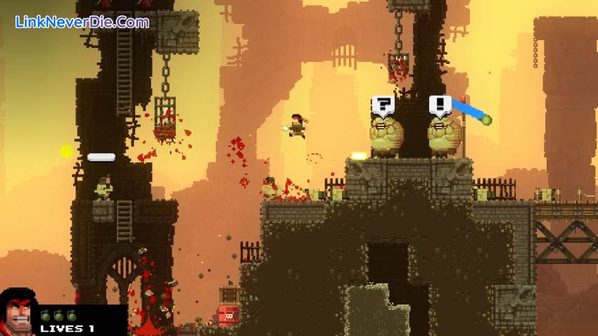 Hình ảnh trong game Broforce (screenshot)