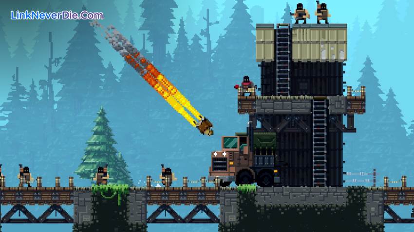 Hình ảnh trong game Broforce (screenshot)