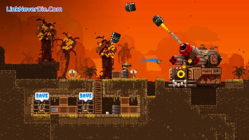 Hình ảnh trong game Broforce (screenshot)