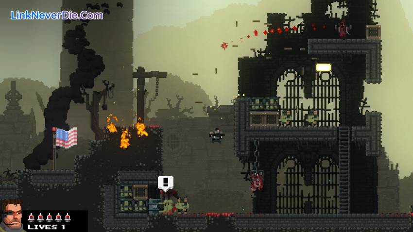 Hình ảnh trong game Broforce (screenshot)