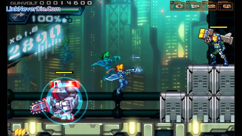 Hình ảnh trong game Azure Striker Gunvolt (screenshot)