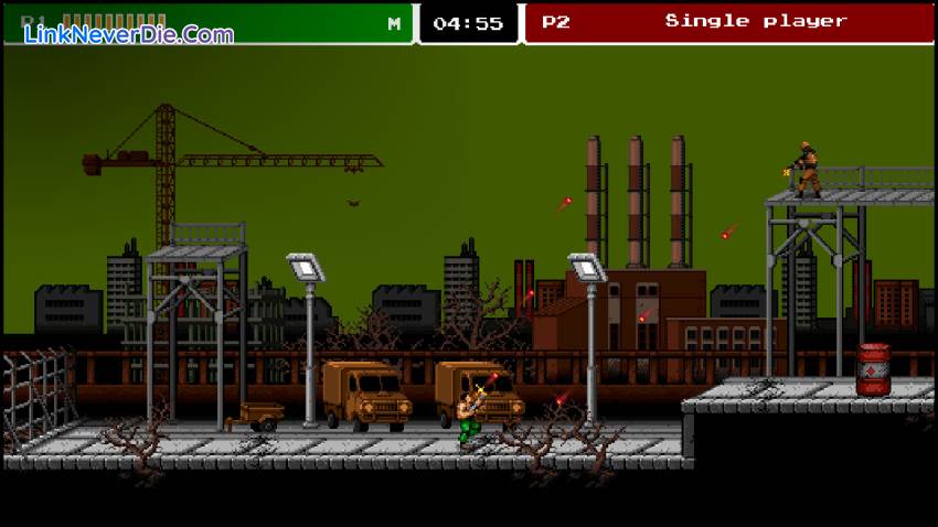 Hình ảnh trong game 8-Bit Commando (screenshot)