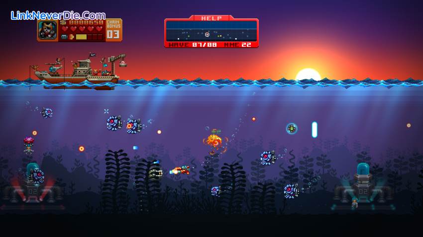 Hình ảnh trong game Aqua Kitty - Milk Mine Defender (screenshot)