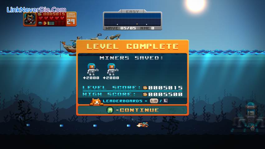 Hình ảnh trong game Aqua Kitty - Milk Mine Defender (screenshot)