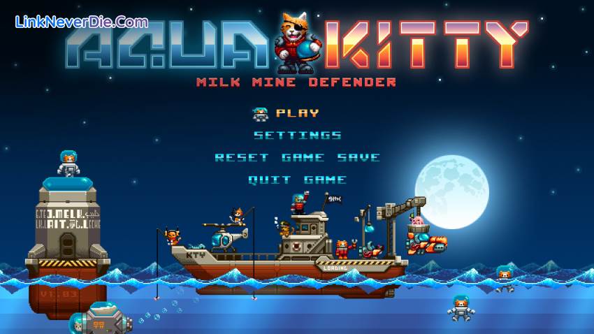 Hình ảnh trong game Aqua Kitty - Milk Mine Defender (screenshot)