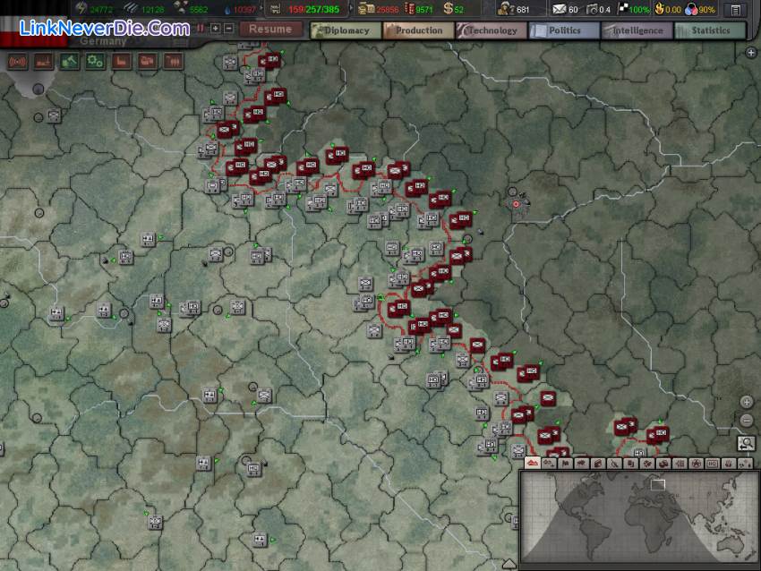 Hình ảnh trong game Hearts of Iron 3 (screenshot)