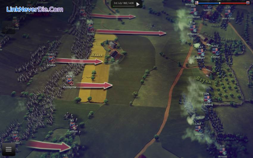 Hình ảnh trong game Ultimate General: Gettysburg (screenshot)