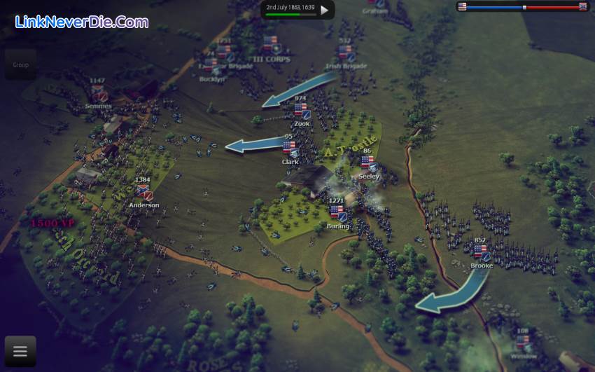 Hình ảnh trong game Ultimate General: Gettysburg (screenshot)