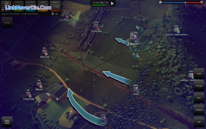 Hình ảnh trong game Ultimate General: Gettysburg (screenshot)