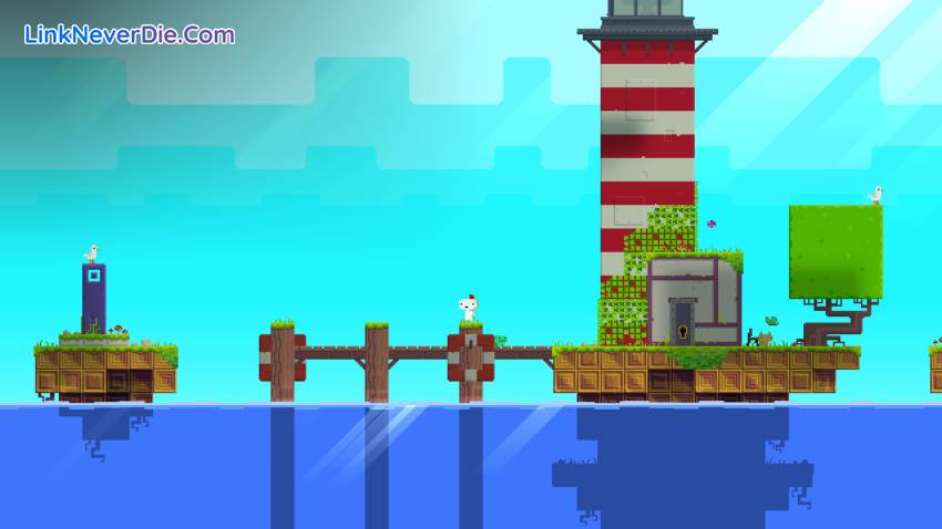 Hình ảnh trong game FEZ (screenshot)