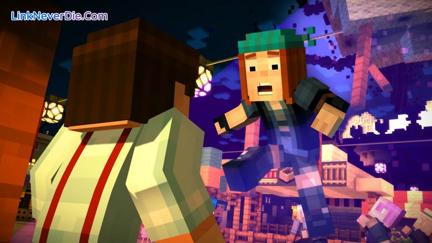 Hình ảnh trong game Minecraft Story Mode (screenshot)