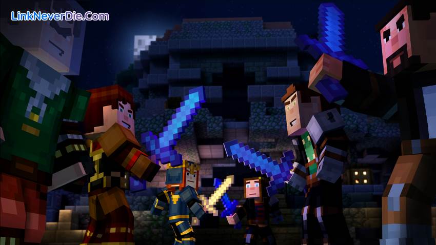 Hình ảnh trong game Minecraft Story Mode (screenshot)