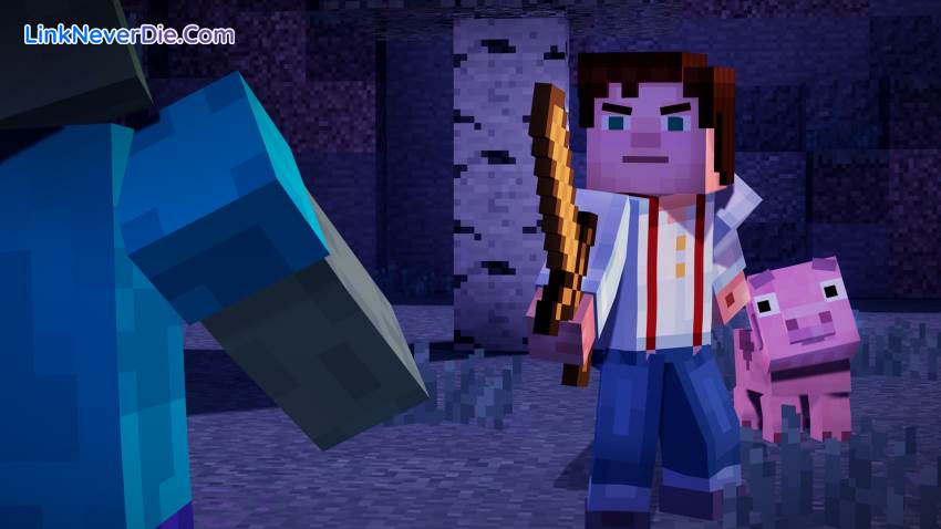 Hình ảnh trong game Minecraft Story Mode (screenshot)