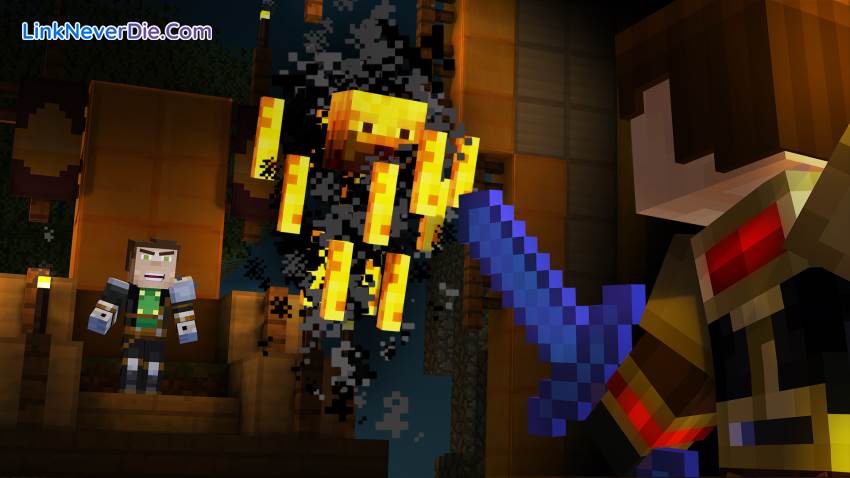 Hình ảnh trong game Minecraft Story Mode (screenshot)