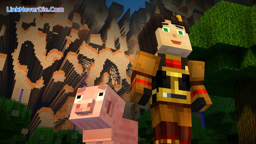 Hình ảnh trong game Minecraft Story Mode (screenshot)