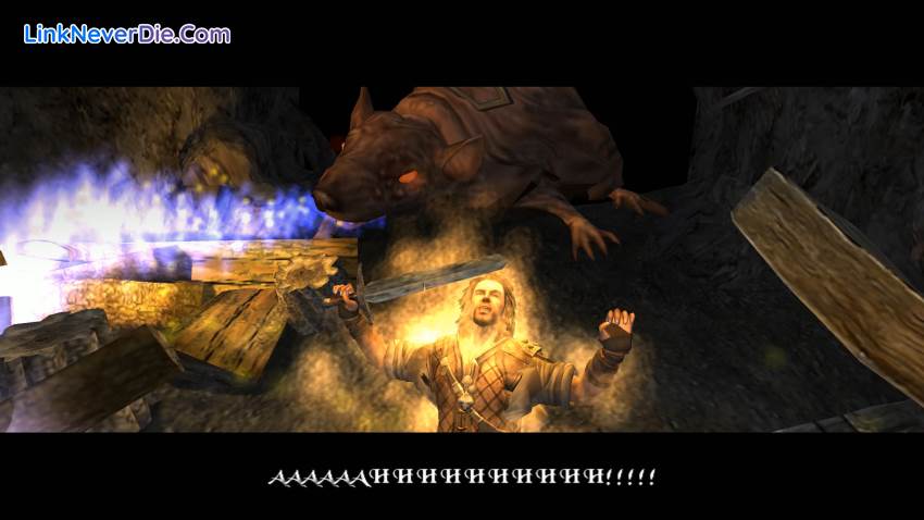 Hình ảnh trong game The Bard's Tale (screenshot)