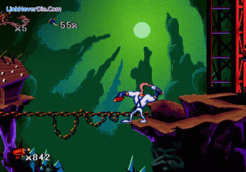 Hình ảnh trong game Earthworm Jim (screenshot)