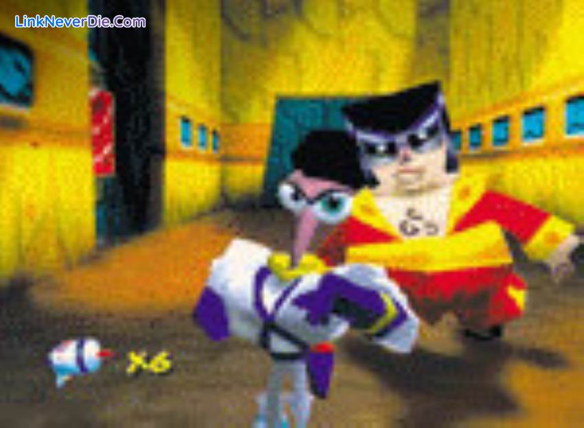 Hình ảnh trong game Earthworm Jim 3D (screenshot)