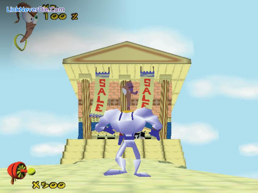 Hình ảnh trong game Earthworm Jim 3D (screenshot)