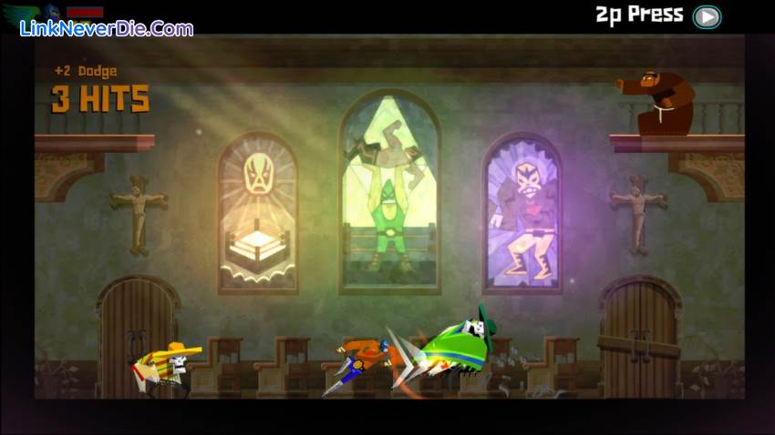 Hình ảnh trong game Guacamelee! (screenshot)