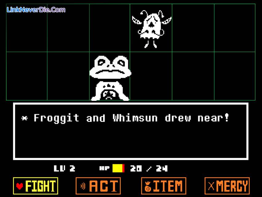 Hình ảnh trong game Undertale (screenshot)