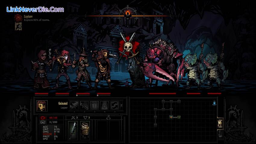 Hình ảnh trong game Darkest Dungeon (screenshot)