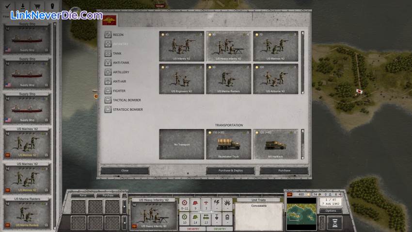 Hình ảnh trong game Order of Battle: Pacific (screenshot)