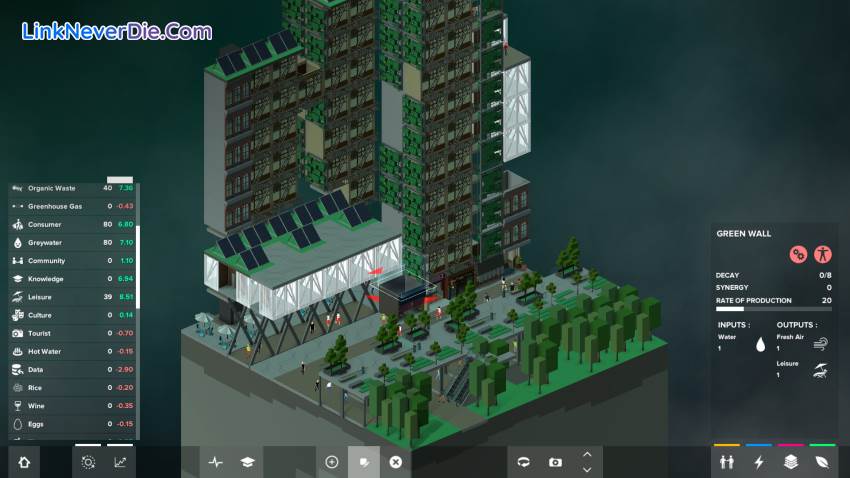 Hình ảnh trong game Block'hood (screenshot)