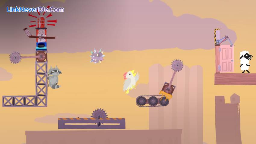 Hình ảnh trong game Ultimate Chicken Horse (screenshot)