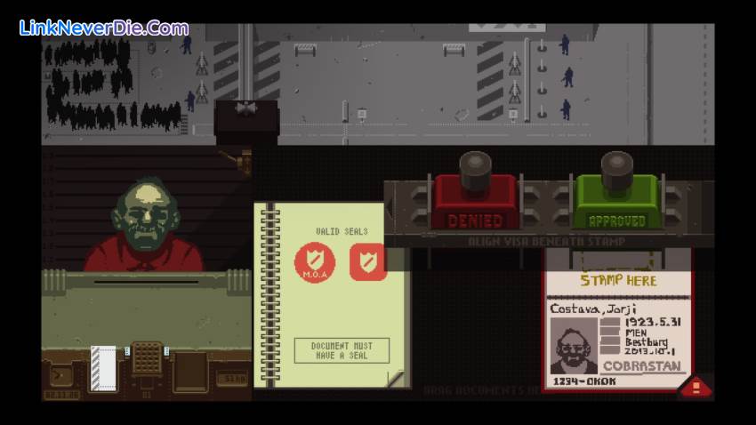 Hình ảnh trong game Papers, Please (screenshot)