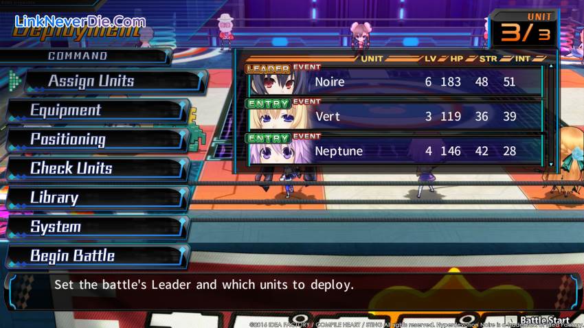 Hình ảnh trong game Hyperdevotion Noire: Goddess Black Heart (screenshot)