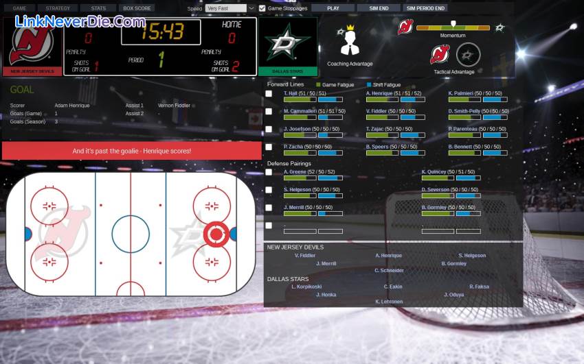 Hình ảnh trong game Franchise Hockey Manager 3 (screenshot)