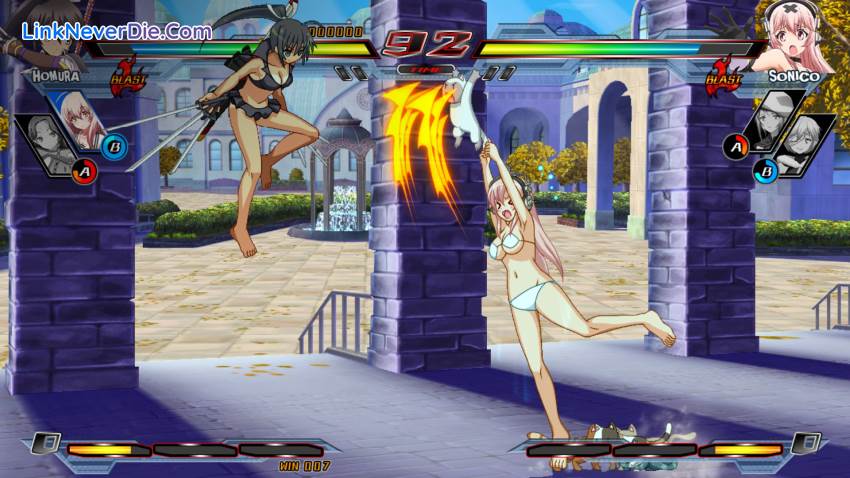 Hình ảnh trong game Nitroplus Blasterz: Heroines Infinite Duel (screenshot)