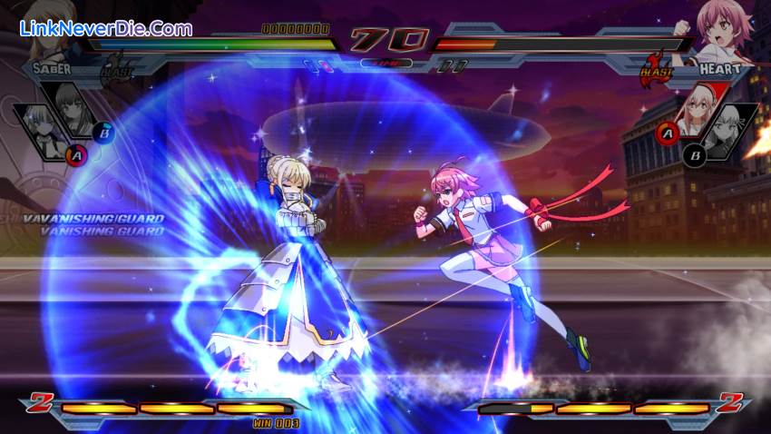 Hình ảnh trong game Nitroplus Blasterz: Heroines Infinite Duel (screenshot)