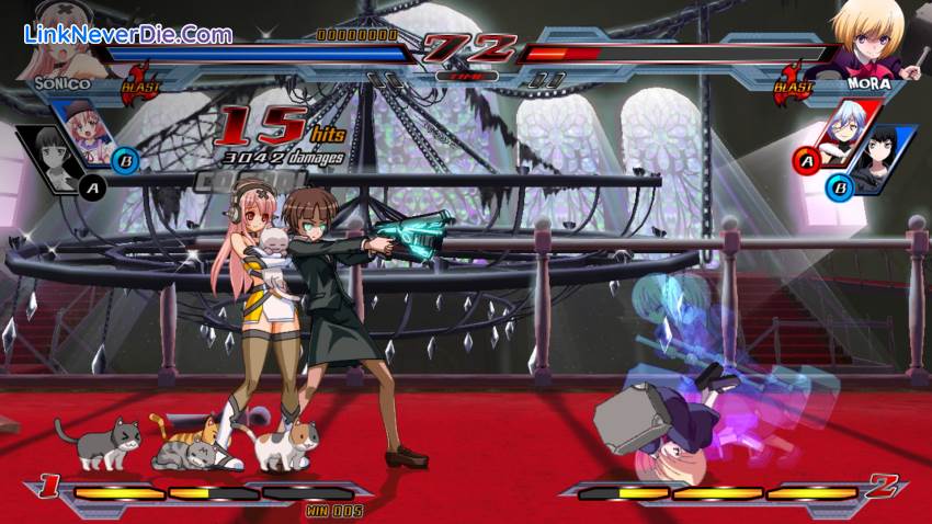 Hình ảnh trong game Nitroplus Blasterz: Heroines Infinite Duel (screenshot)