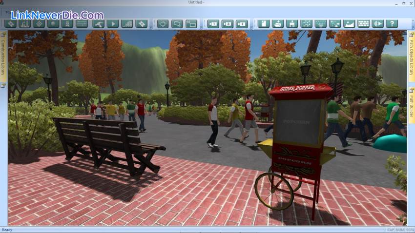 Hình ảnh trong game Theme Park Studio (screenshot)