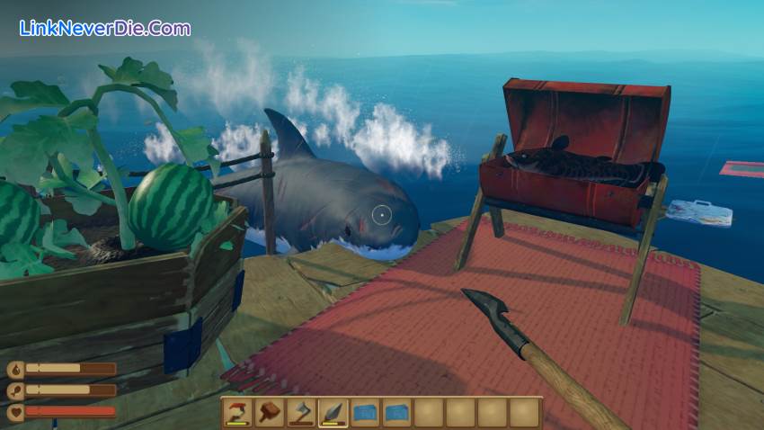 Hình ảnh trong game Raft (screenshot)