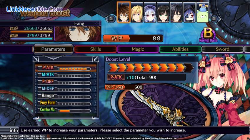 Hình ảnh trong game Fairy Fencer F Advent Dark Force (screenshot)