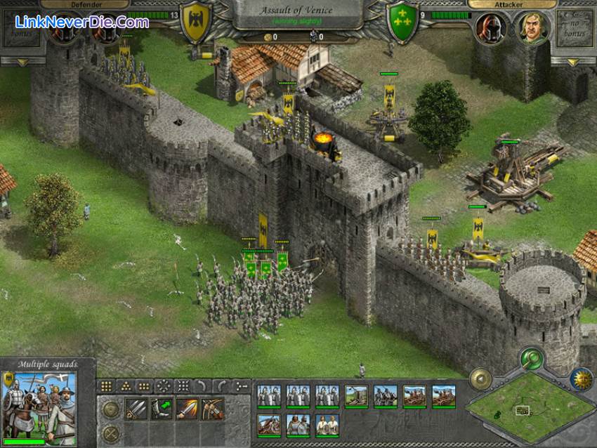 Hình ảnh trong game Knights of Honor (screenshot)