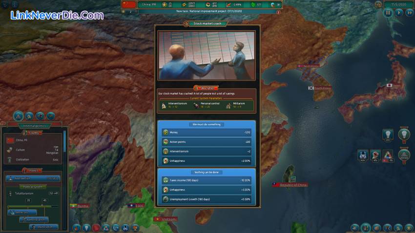 Hình ảnh trong game Realpolitiks (screenshot)