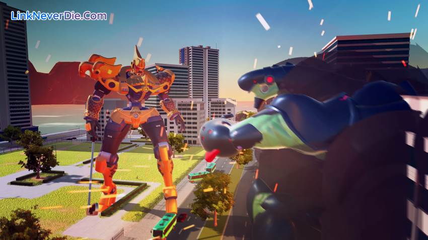 Hình ảnh trong game 100ft Robot Golf (screenshot)