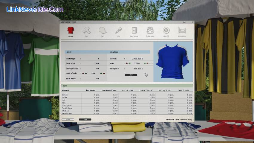 Hình ảnh trong game Club Manager (screenshot)